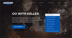Desktop Screenshot of kellermechanical.com
